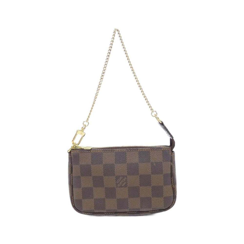 LOUIS VUITTON Authentic Brown Damier Pochette Pouch - Picture 1 of 7